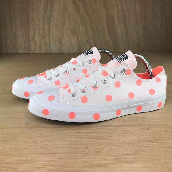 NEW Converse Chuck Taylor All Star Polka Dot OX - Picture 3 of 7